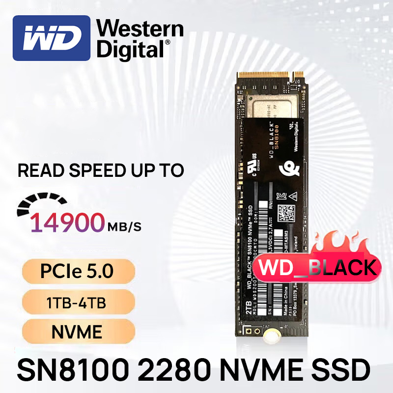قرص SSD جديد من ويسترن ديجيتال - مراجعة Nvme Pcie 5.0 Ssd 4Tb وسعره