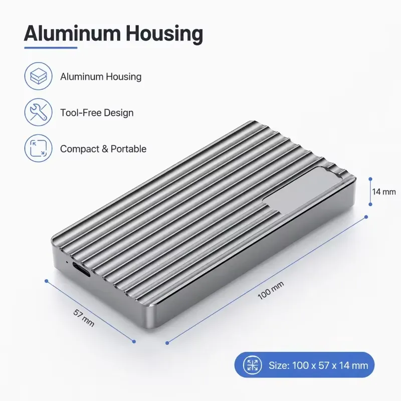 AP01 حافظة خارجية محمولة من ال - مراجعة Usb4 40Gbps External Ssd 8Tb وسعره